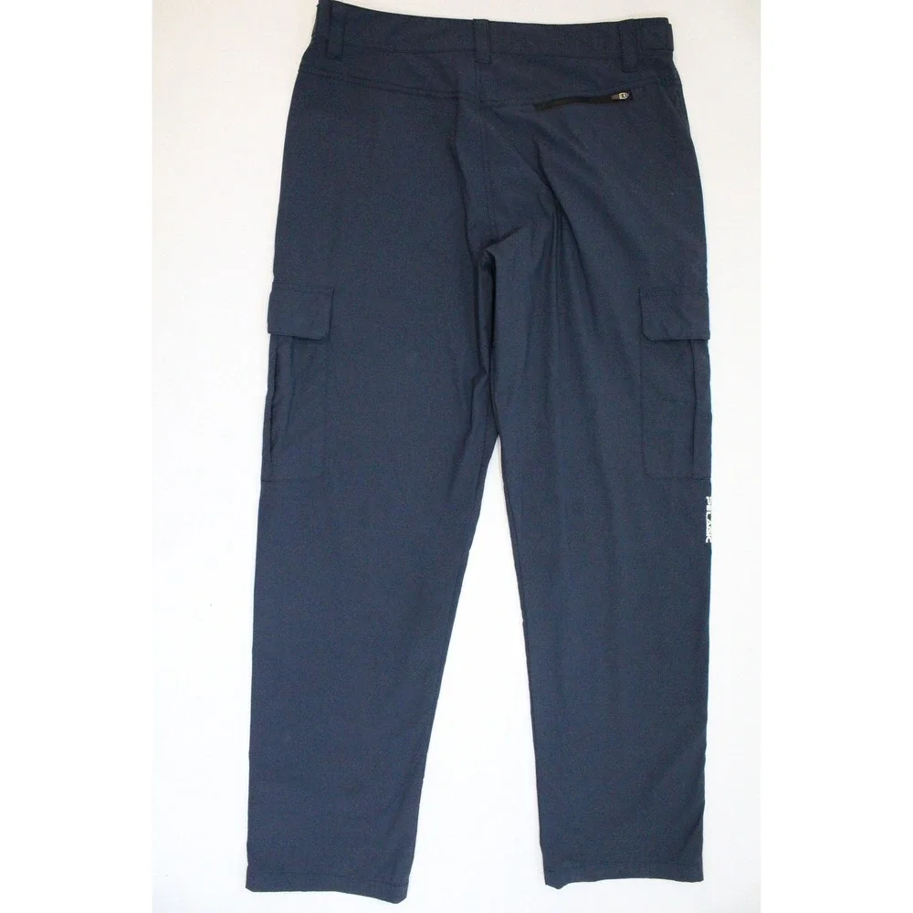 Pelagic Polaris Performance Fishing Pants Mens 32 Navy Blue Cargo Offshore Gear